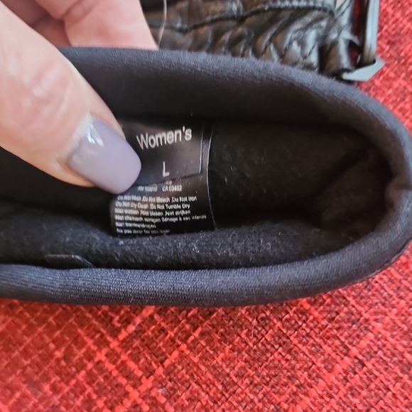 Harley-Davidson Black Leather Gloves with White Detailing - Picture 5 of 7